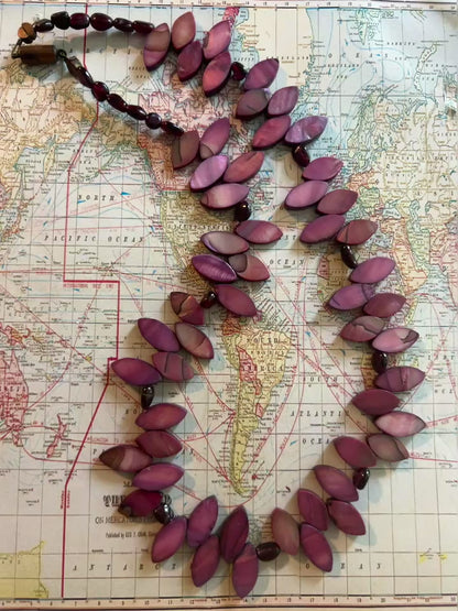 Garnet and Ruby Gemstone Necklace